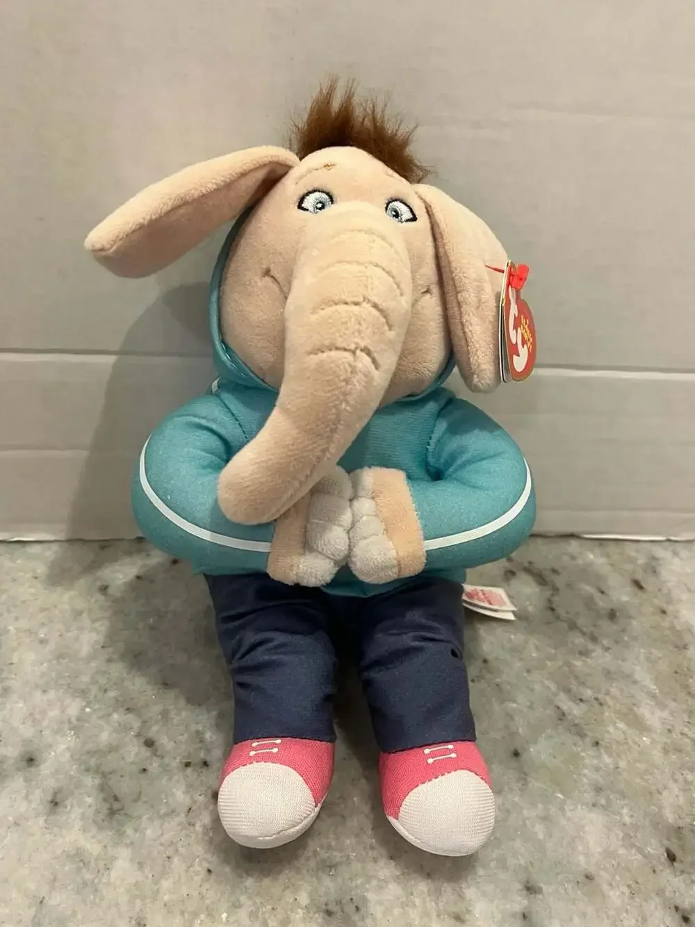 Ty Beanie Babies Sing Meena the Elephant Plush Toy